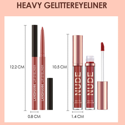 SET DE LABIALES Y DELINEADORES