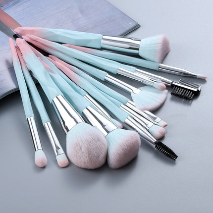 BROCHA DE MAQUILLAJE CON MANGO DE DIAMANTE