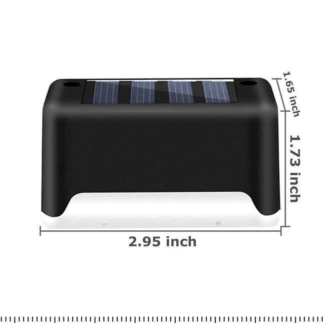 4 Solar LED Bright Deck Lights