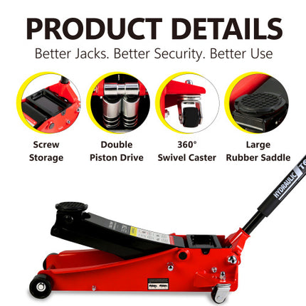 Floor Jacks, 3.5 Ton