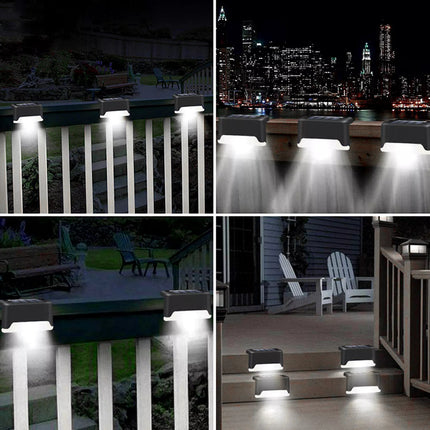 4 Solar LED Bright Deck Lights